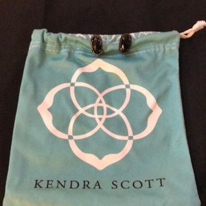 Kendra Scott black stud earrings